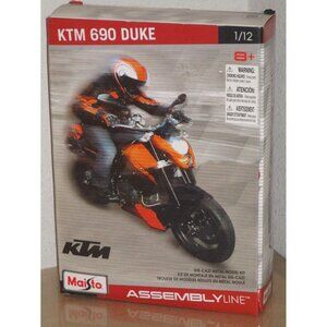 Maisto KTM 690 Duke Assembly Line Die Cast Metal Model Kit Scale 1:12 New In Box